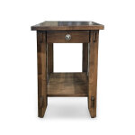Transitional Narrow End Table with Open Shelf - Image 2