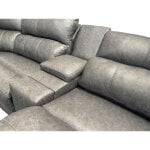 Modern Casual 6-Piece Power Reclining Leather Sectional - Image 6