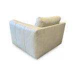 Remi Leather Swivel Accent Chair - Image 3