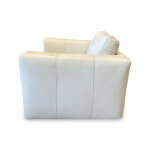Remi Leather Swivel Accent Chair - Image 4