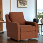 Scarlett Slope Arm Swivel Glider Chair - Image 2