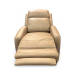 High Leg Triple-Power Leather Recliner - Image 3