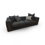 Sirona Modern Tufted 3-Seater Sofa