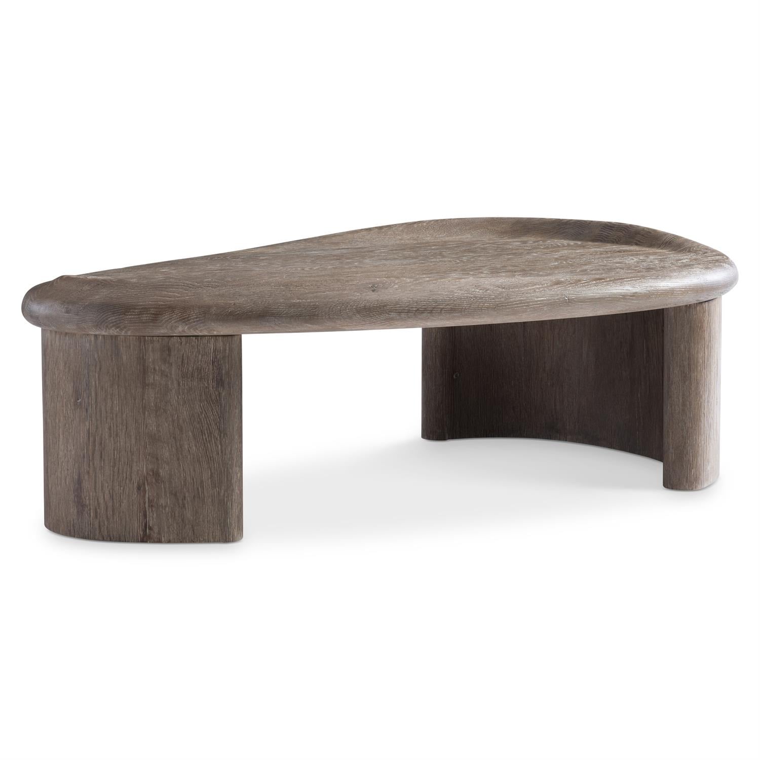 Bryant Natural Top Rounded Cocktail Table