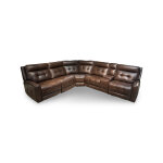 6-Piece ZeroGravity Power Leather Sectional