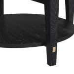 Whitfield Round Cocktail Table with Open Shelf - Image 4