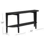 Whitfield Console Table with Open Shelf - Image 5