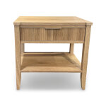 Abigail Coastal Nightstand with Open Shelf - Image 2