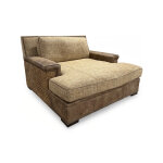 Alan Traditional Leather Chaise Lounger - Image 6