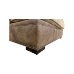 Alan Traditional Leather Chaise Lounger - Image 7