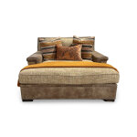 Alan Traditional Leather Chaise Lounger - Image 2