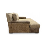 Alan Traditional Leather Chaise Lounger - Image 4