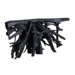 Batu Black Teak Root Console Table