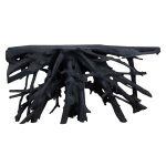 Batu Black Teak Root Console Table - Image 3