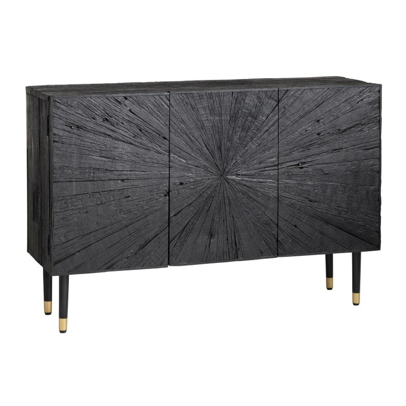 CVFNR4564_0 Obsidian Modern 3-Door Sideboard - Image 1