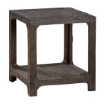 Open Shelf Cube End Table