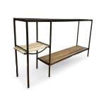 Charleston Console Table with Sling Shelf