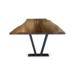 Colorado Live Edge V-Base Dining Table - Image 3