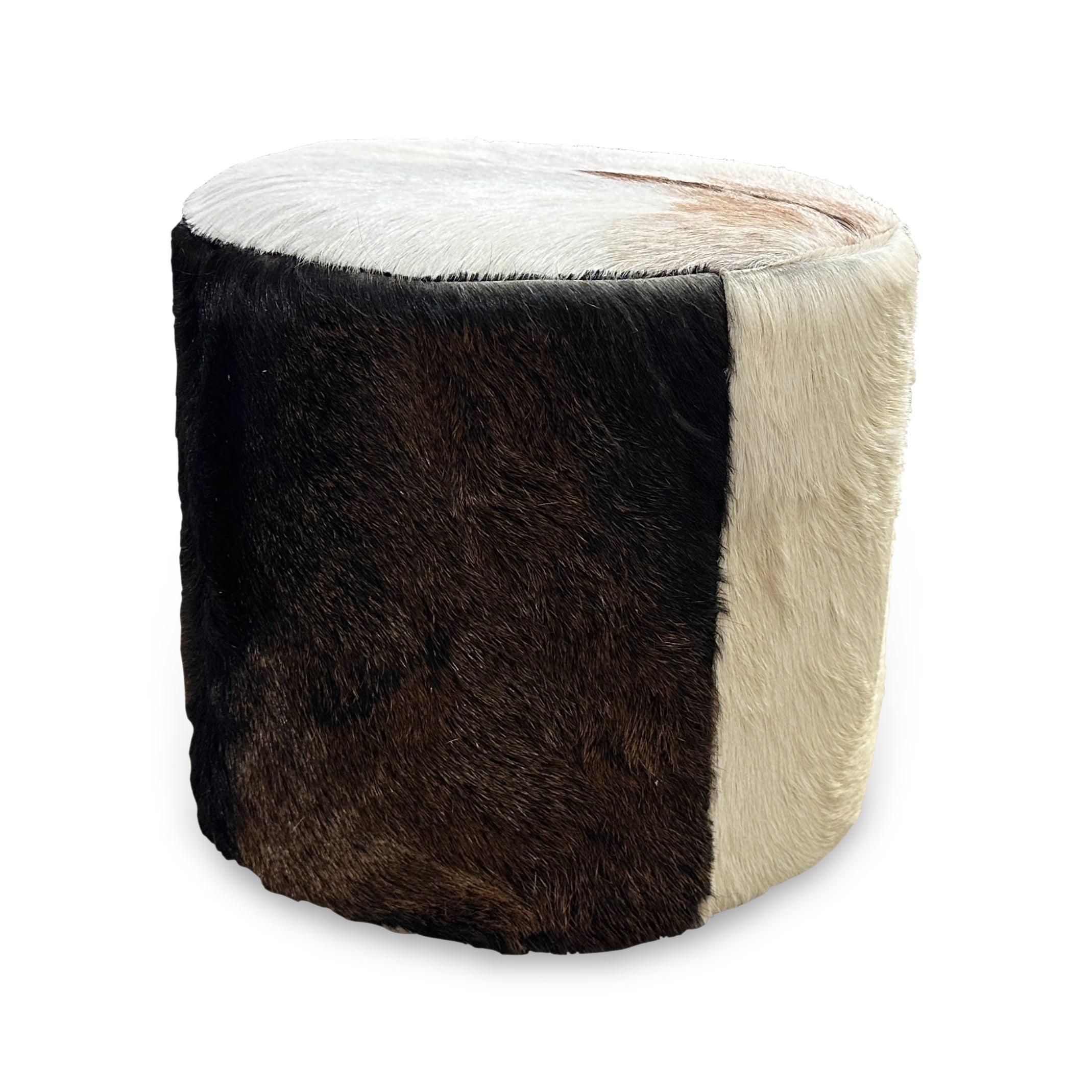 Cowhide Ottoman-UPHOTTMF9704 -UPHOTTMF9704 - 1 Cowhide Multi Accent Ottoman - Image 1