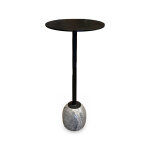 Crossings Stone Base Side Table