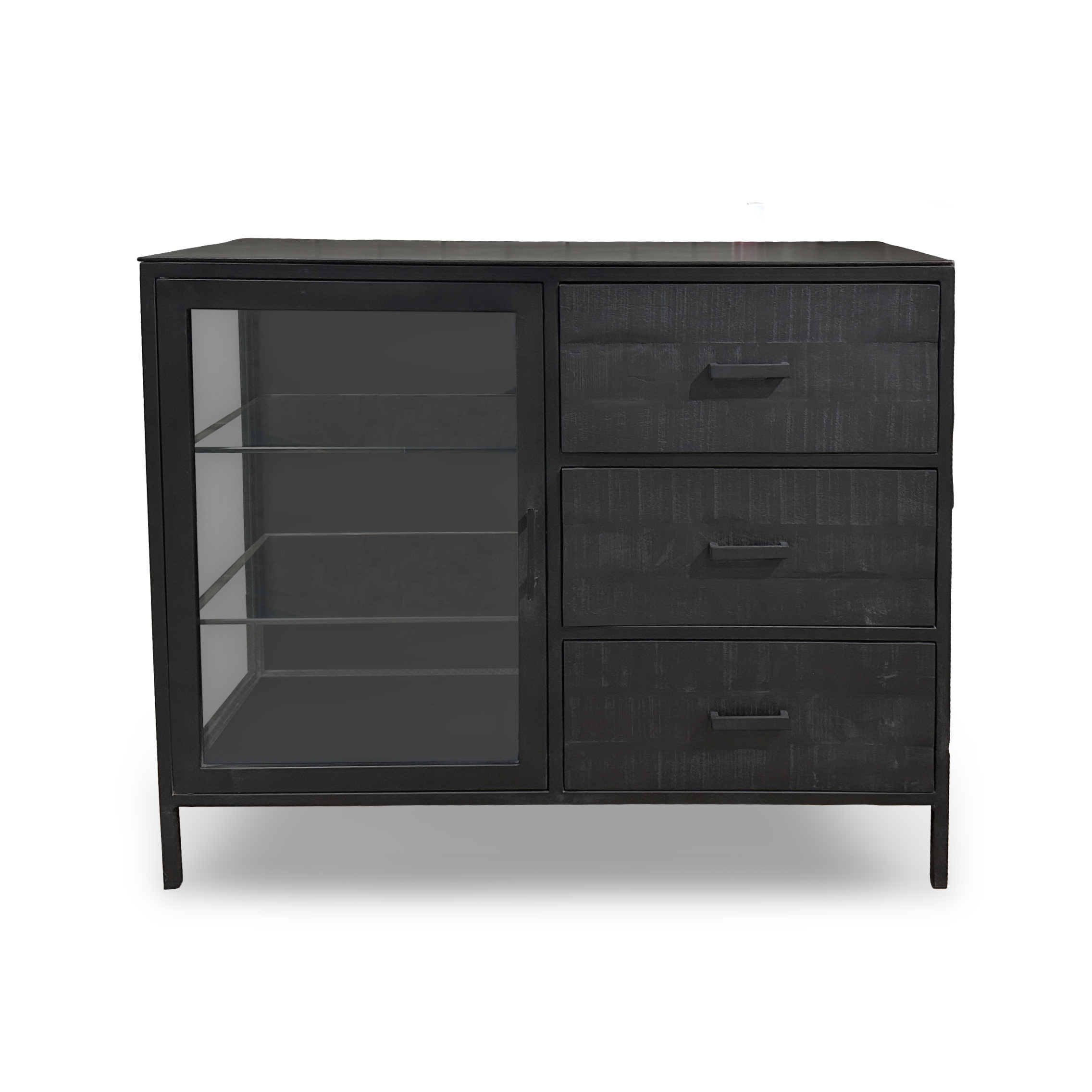 Katrin 3-Drawer Sideboard-OCDCABMF8070 -OCDCABMF8070 - Front Katrin 3-Drawer Dining Storage Sideboard - Image 1