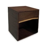 Kingston 1-Drawer Open Shelf Nightstand