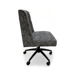 Maze Upholstered Desk Chair with Casters - Image 3