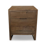 Mid-Century Modern 3-Drawer Nightstand - Image 2