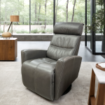 Milan Small Double Power Recliner - Slate - Image 3