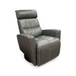 Milan Small Double Power Recliner - Slate