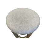 Modern Rustic Upholstered Stool - Image 3
