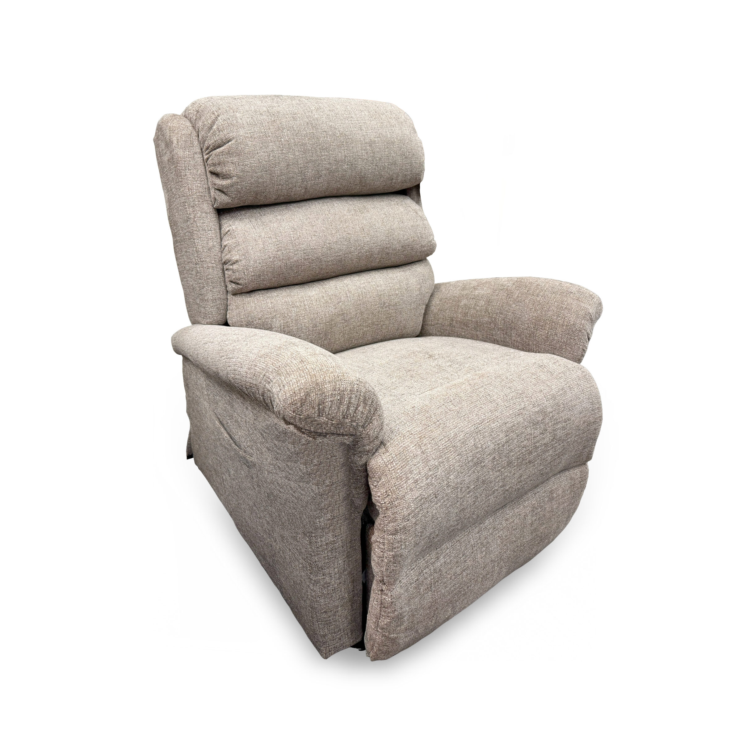 Noah Power Recliner-RECRECMF7061 -RECRECMF7061 - ANGLE Noah Pillow Arm Recliner with Power Remote - Image 1