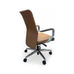 ProForm Brown Leather Office Chair - Image 3