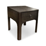 Rounded Corner Square End Table