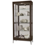 Sheena 4-Shelf Glass Curio Cabinet
