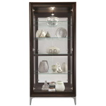 Sheena 4-Shelf Glass Curio Cabinet - Image 2