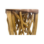 Square Teak Branched End Table - Image 4