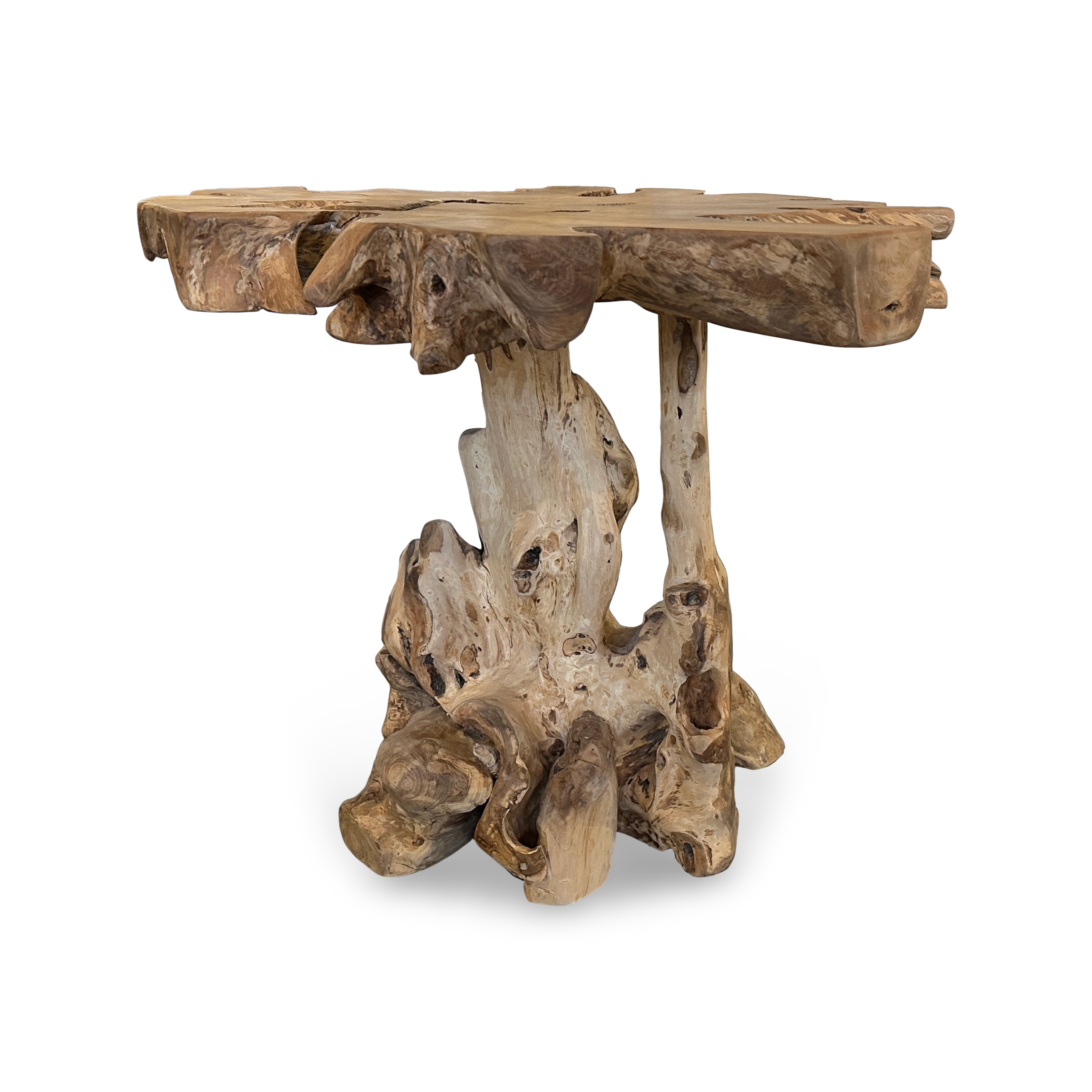 Teak Root 33" Occasional Accent Table