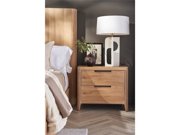 Modern Walker 2-Drawer Nightstand - Image 3