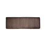 Brown Leather Upholstered Accent Bench - Image 4