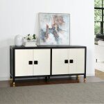 Two-Tone 4-Door Dining Sideboard - Image 2