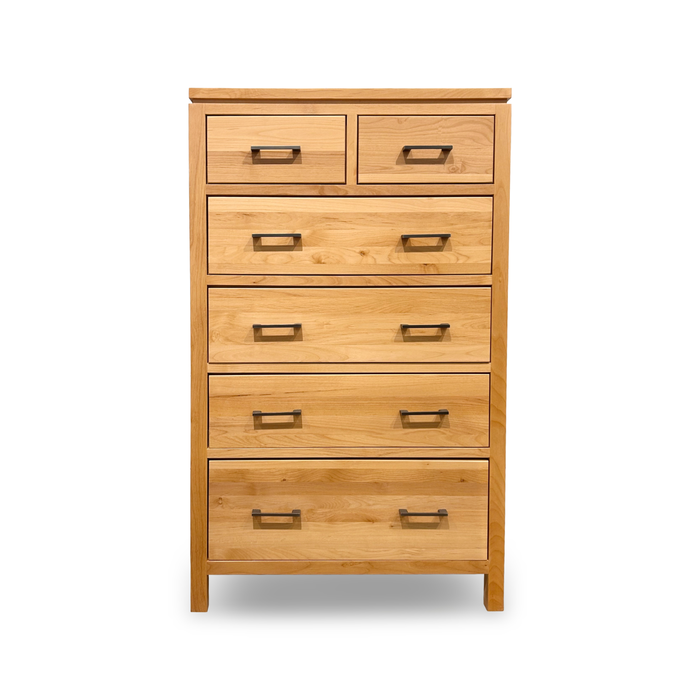 Craftsman 6-Drawer Bedroom Chest-BDRCH6MF8180 -BDRCH6MF8180 - Front Shaker 6-Drawer Bedroom Dresser - Image 1