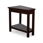 Transitional Chairside Table with Power Strip
