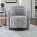 Tatum Swivel Accent Chair | Nightshade - Image 2