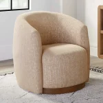 Tatum Swivel Accent Chair | Sand - Image 2