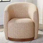 Tatum Swivel Accent Chair | Sand - Image 3