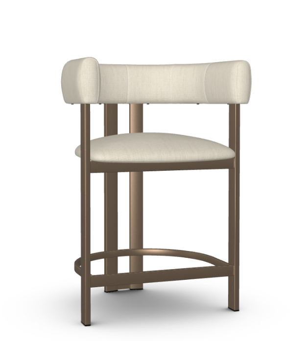 Clarissa Curved Back Counter Stool