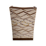 Fallon Swivel Accent Chair with Leather Trim - Image 3