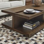 Athens Rectangular Coffee Table with Removable Tray - Image 7