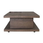 Athens Rectangular Coffee Table with Removable Tray - Image 9